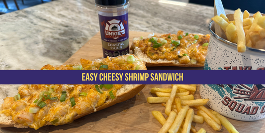 Easy Cheesy Shrimp Sandwich