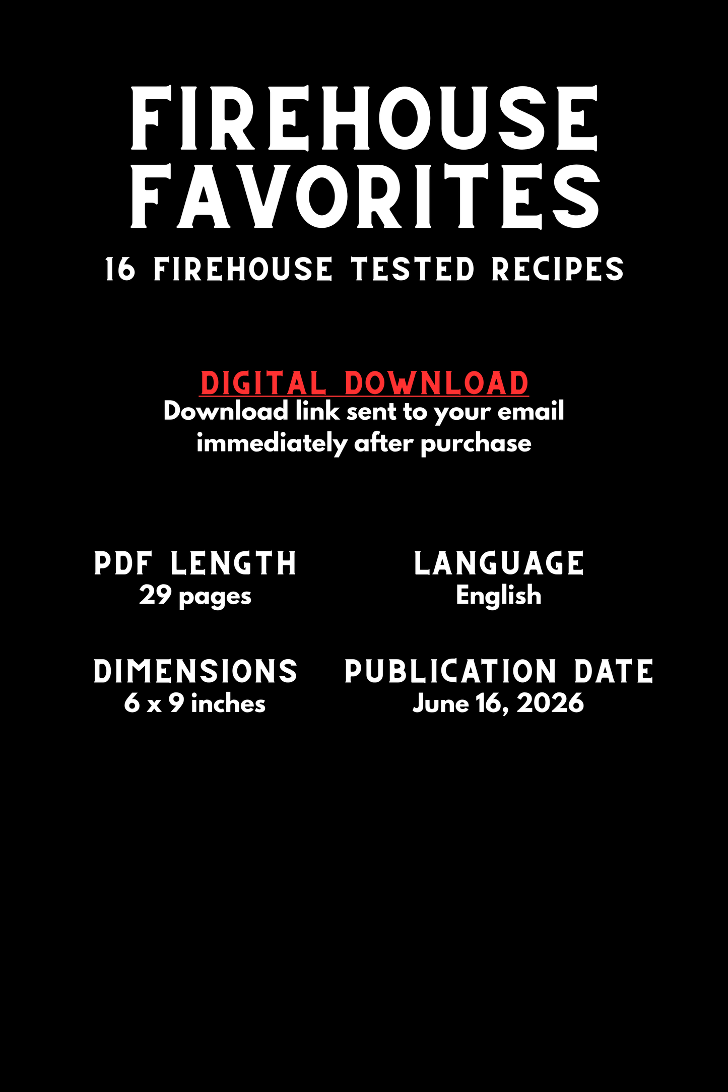 Firehouse Favorites Digital Cookbook