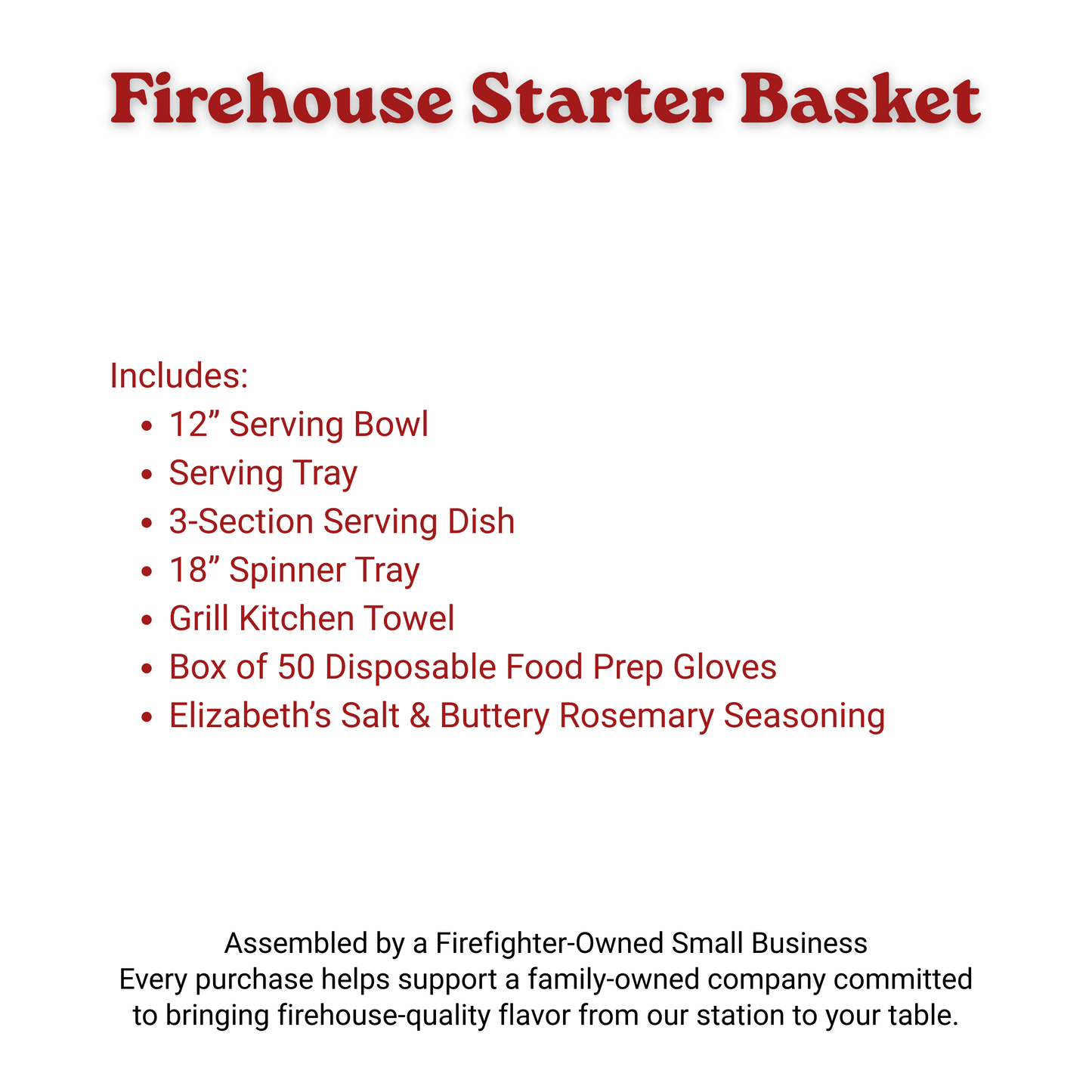 Firehouse Starter Basket