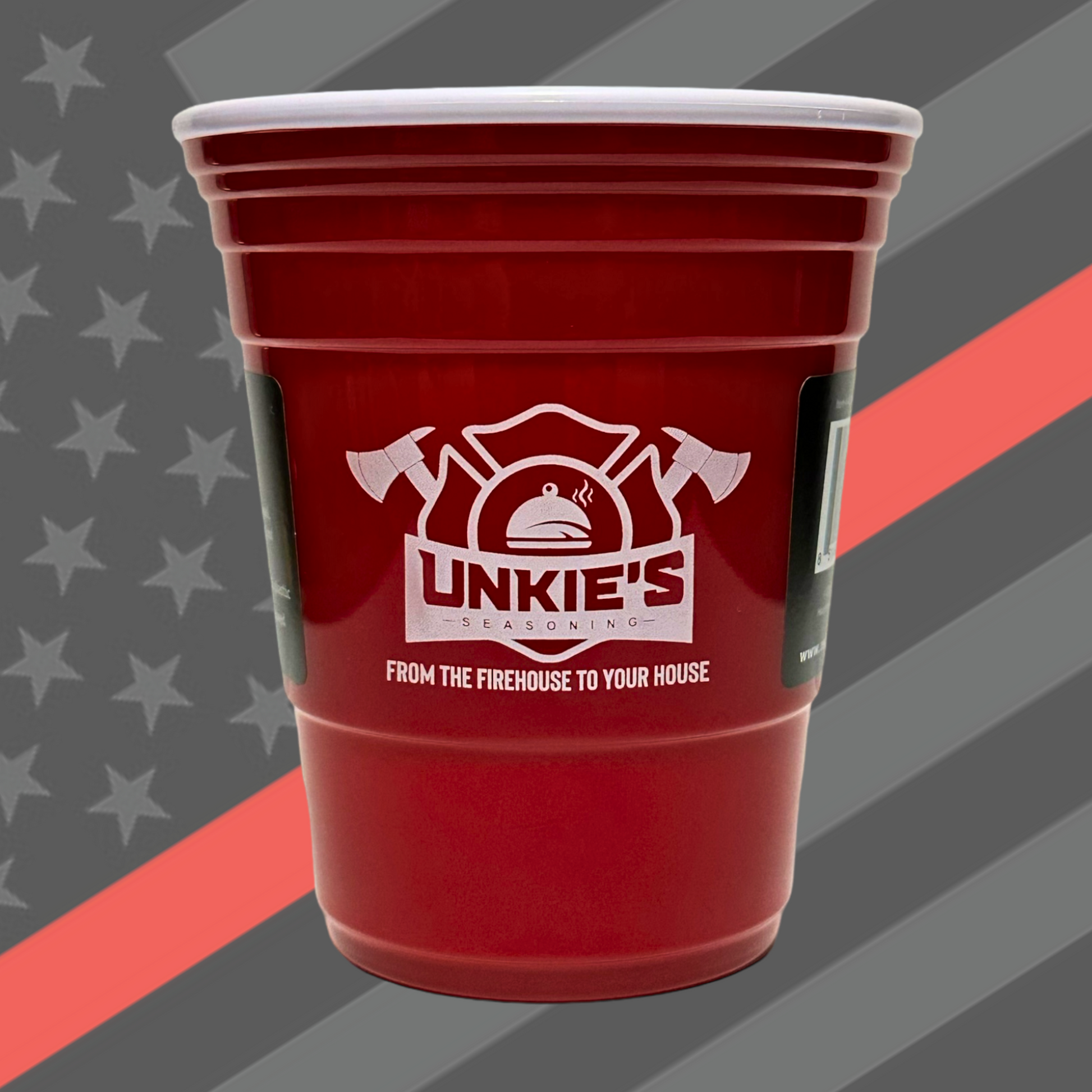 18oz Reusable Red Party Cup - Unkie's Seasoning LLC