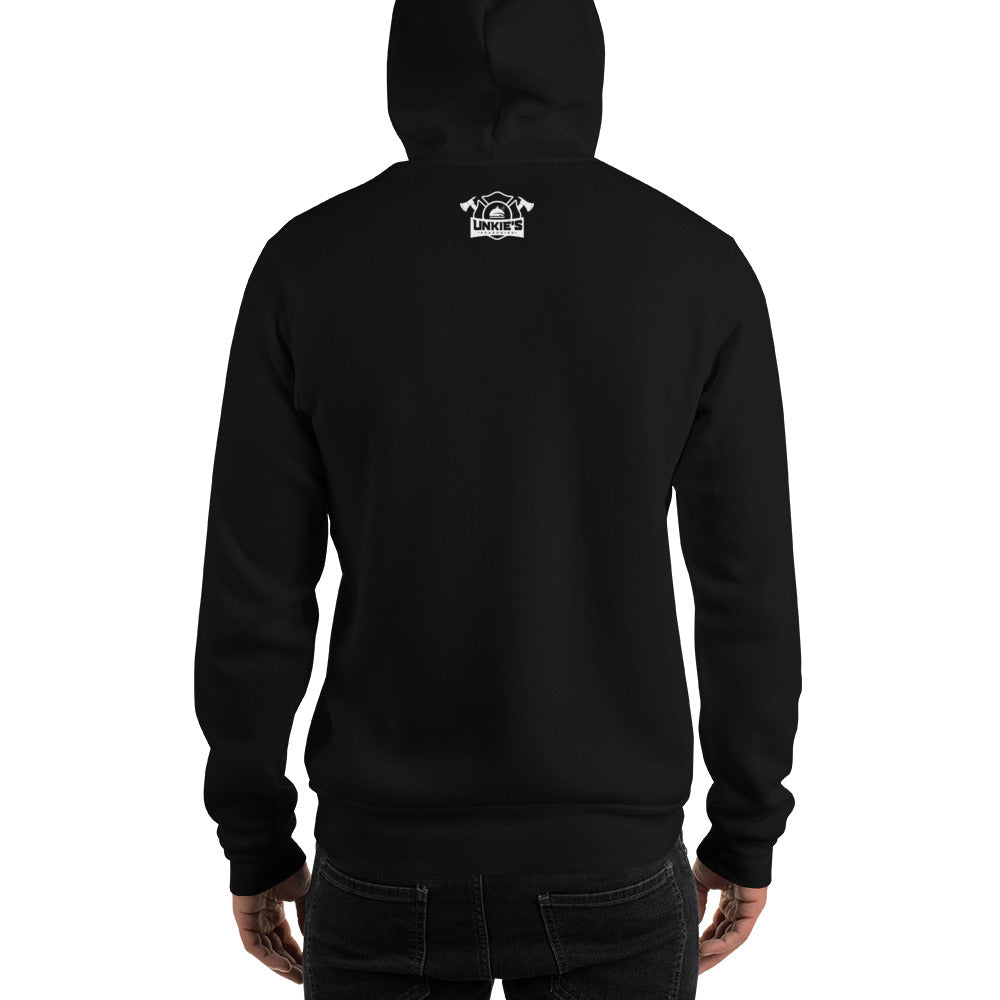 225 Somewhere Unisex Hoodie (Multi-Color, White Print) - Unkie's Seasoning LLC