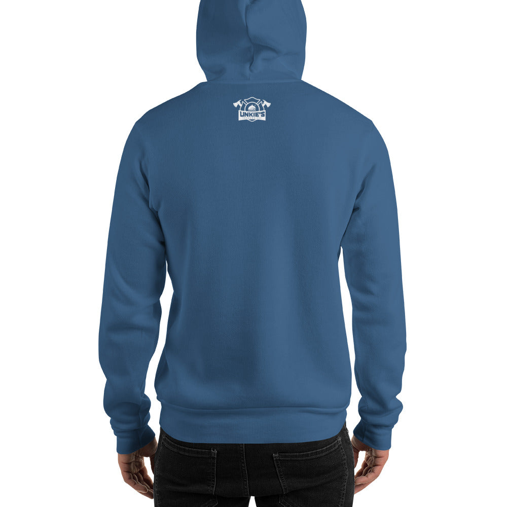 225 Somewhere Unisex Hoodie (Multi-Color, White Print) - Unkie's Seasoning LLC