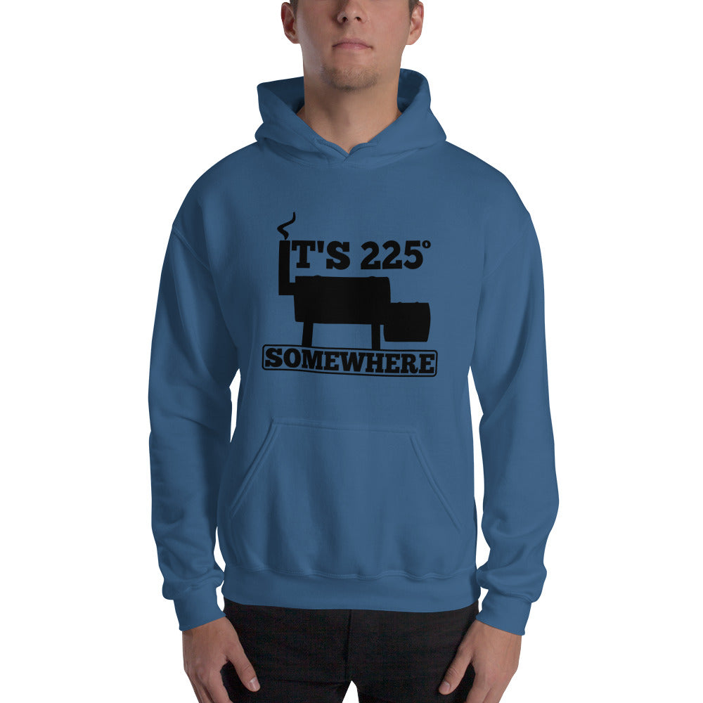 225 Somewhere Unisex Hoodie (Multi-Color, Black Print) - Unkie's Seasoning LLC