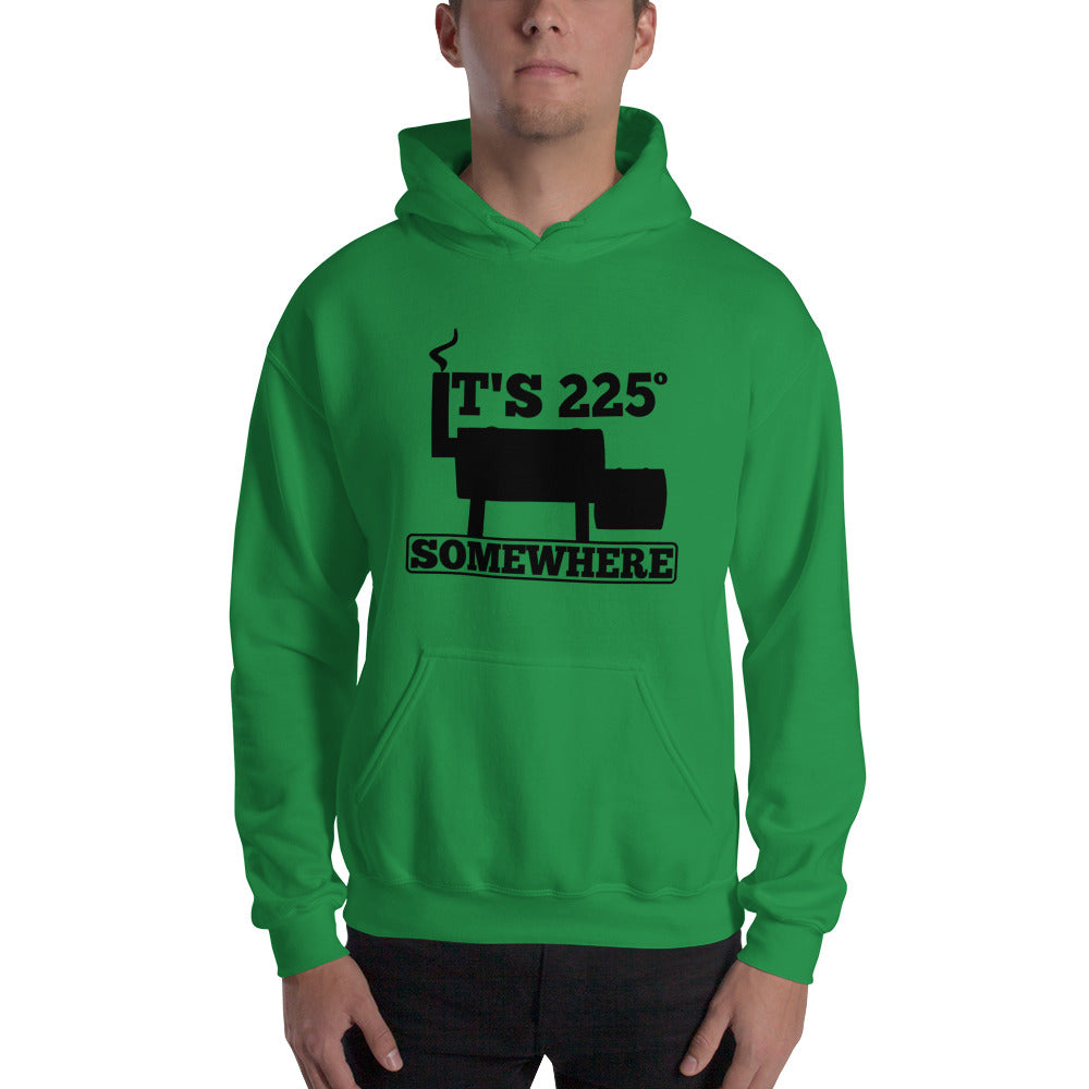 225 Somewhere Unisex Hoodie (Multi-Color, Black Print) - Unkie's Seasoning LLC
