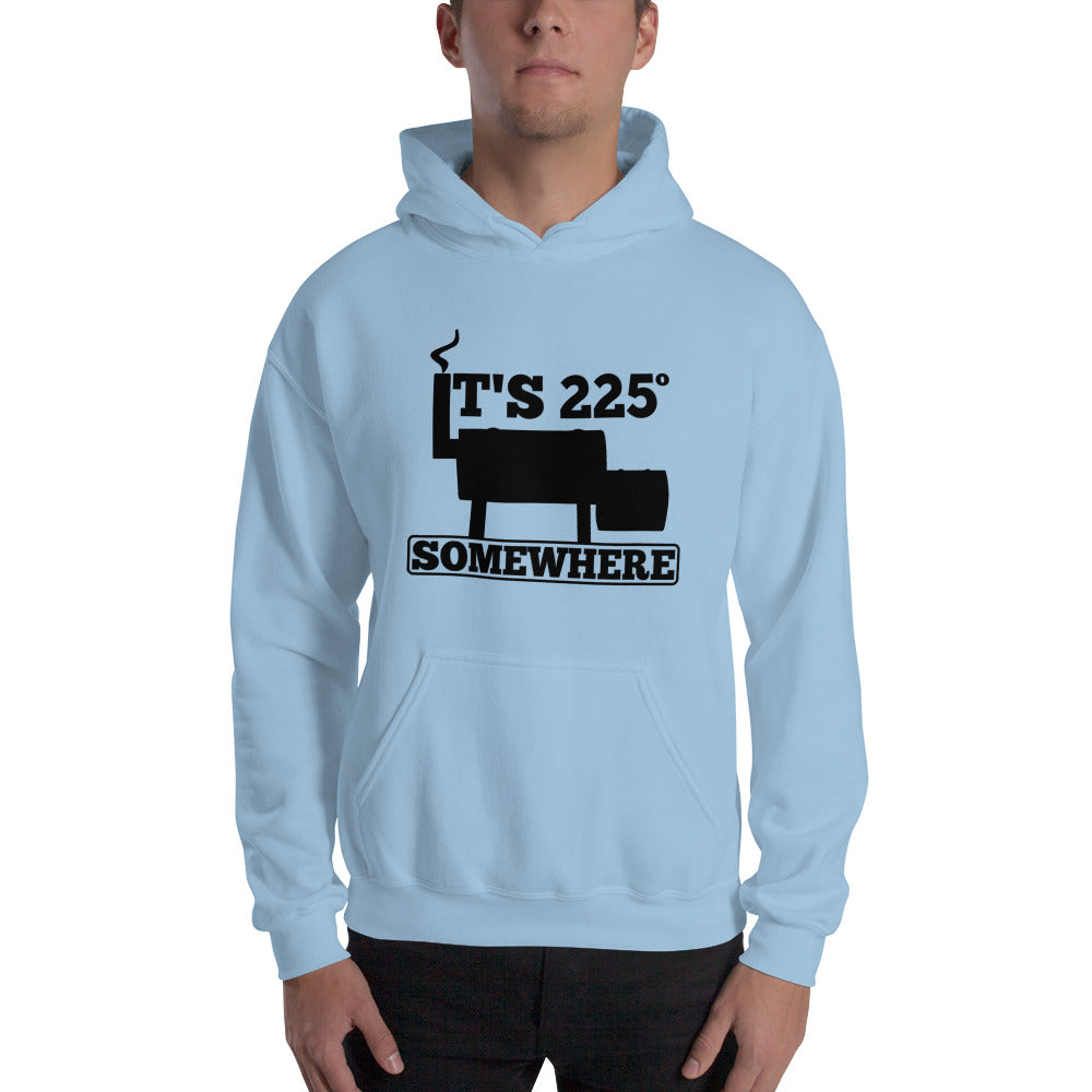 225 Somewhere Unisex Hoodie (Multi-Color, Black Print) - Unkie's Seasoning LLC