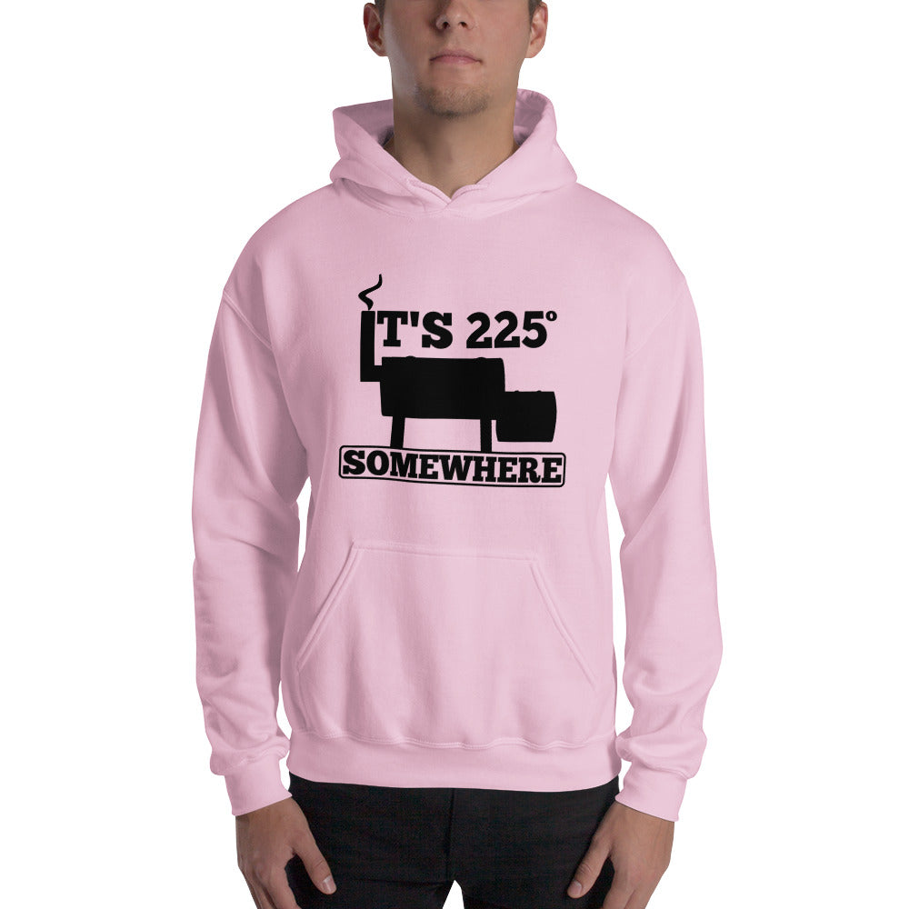 225 Somewhere Unisex Hoodie (Multi-Color, Black Print) - Unkie's Seasoning LLC