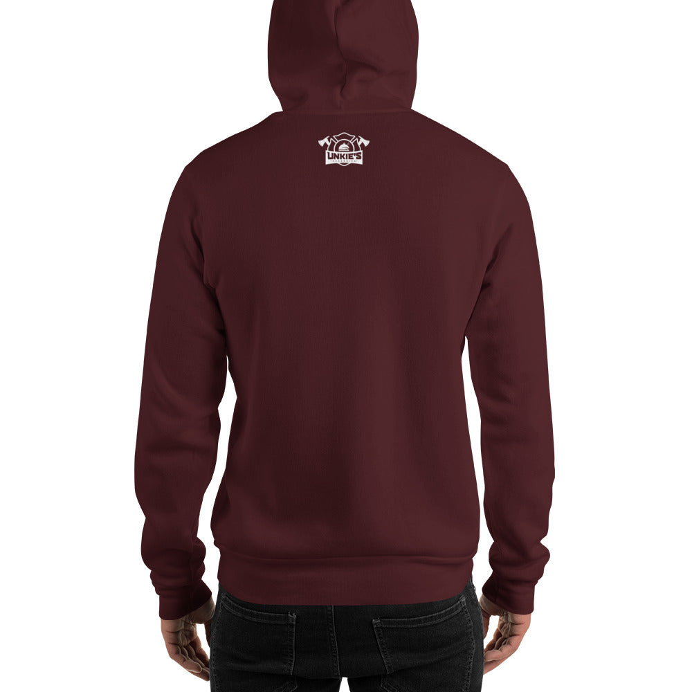 225 Somewhere Unisex Hoodie (Multi-Color, White Print) - Unkie's Seasoning LLC