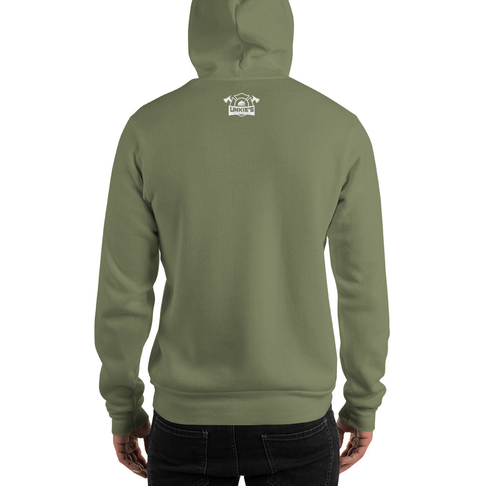 225 Somewhere Unisex Hoodie (Multi-Color, White Print) - Unkie's Seasoning LLC