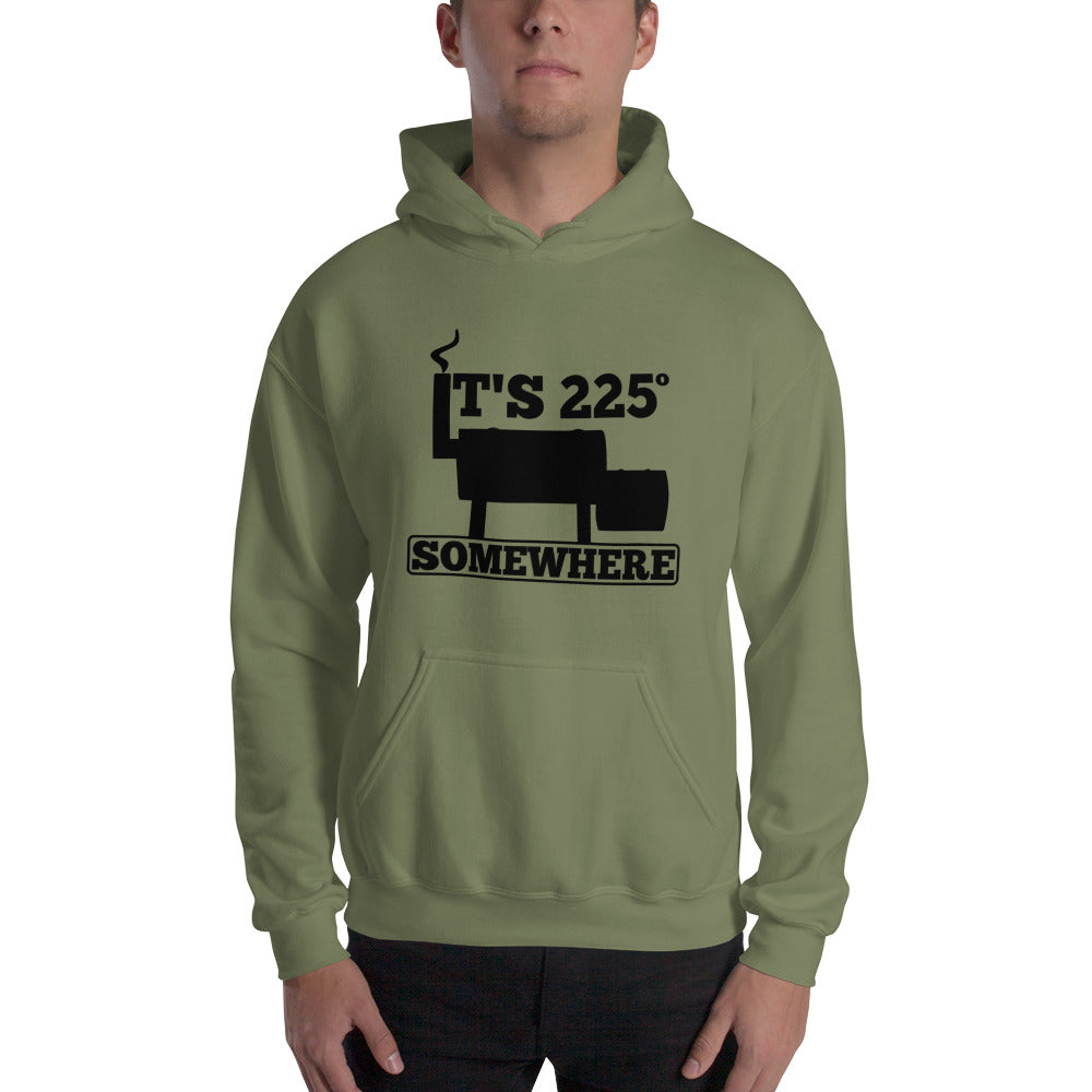 225 Somewhere Unisex Hoodie (Multi-Color, Black Print) - Unkie's Seasoning LLC