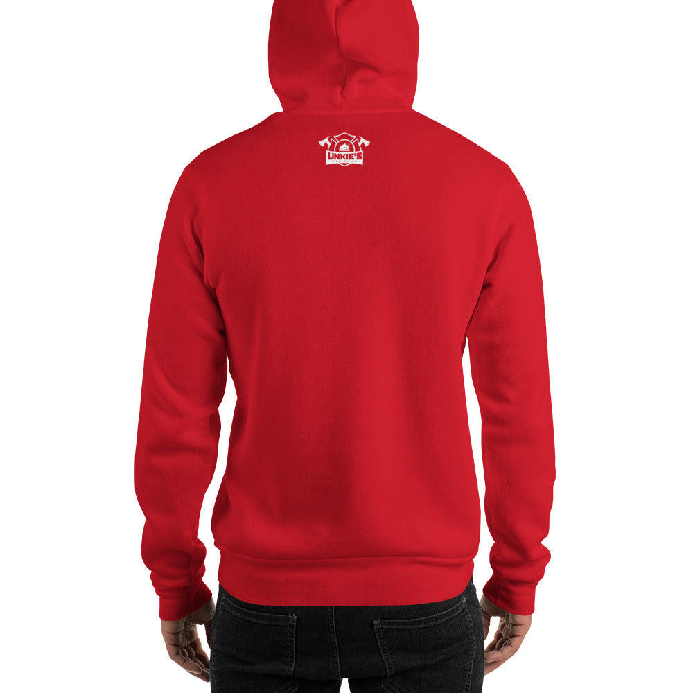 225 Somewhere Unisex Hoodie (Multi-Color, White Print) - Unkie's Seasoning LLC