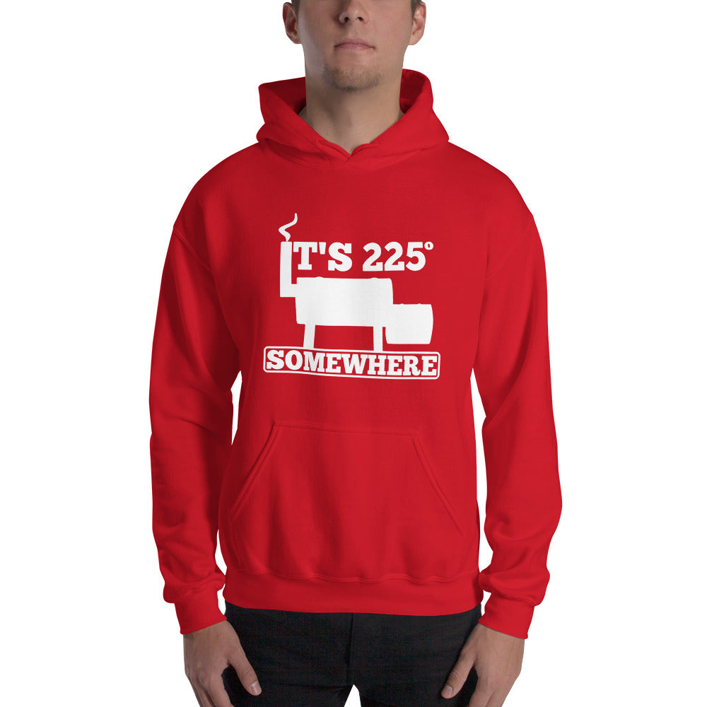 225 Somewhere Unisex Hoodie (Multi-Color, White Print) - Unkie's Seasoning LLC
