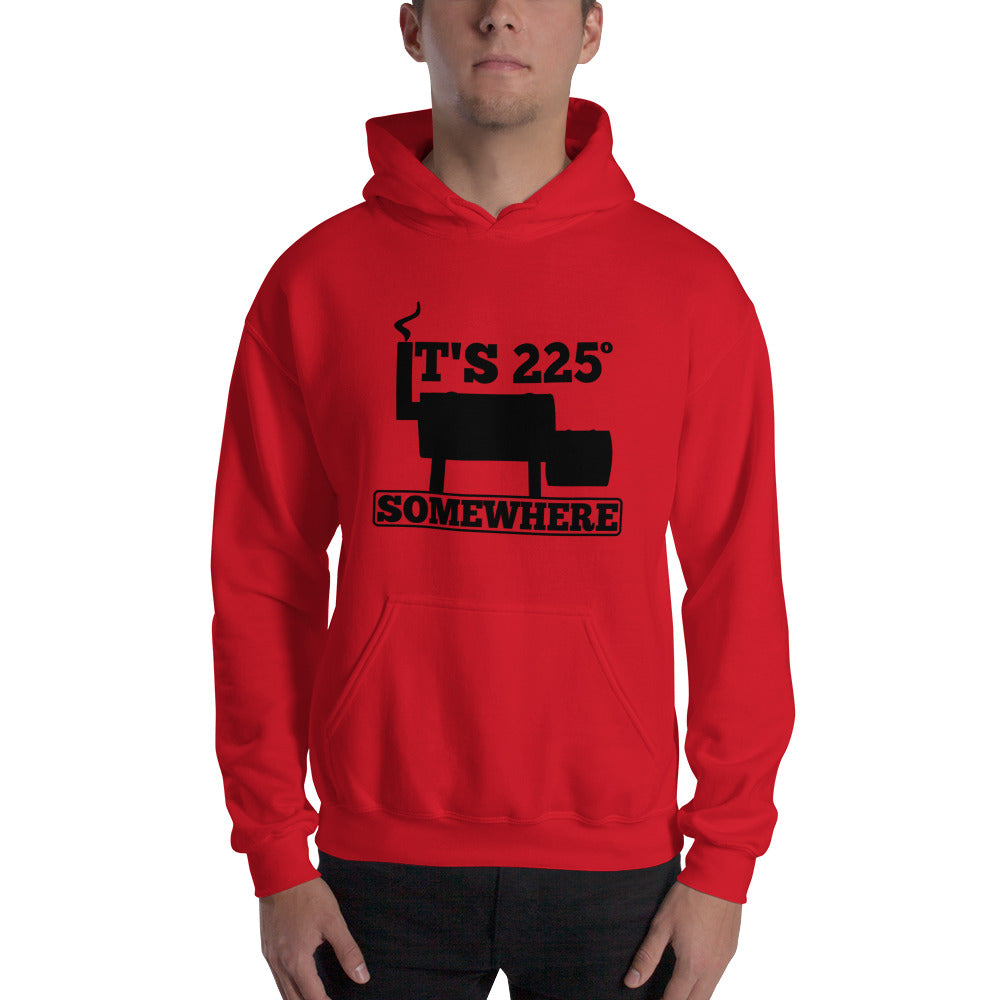 225 Somewhere Unisex Hoodie (Multi-Color, Black Print) - Unkie's Seasoning LLC
