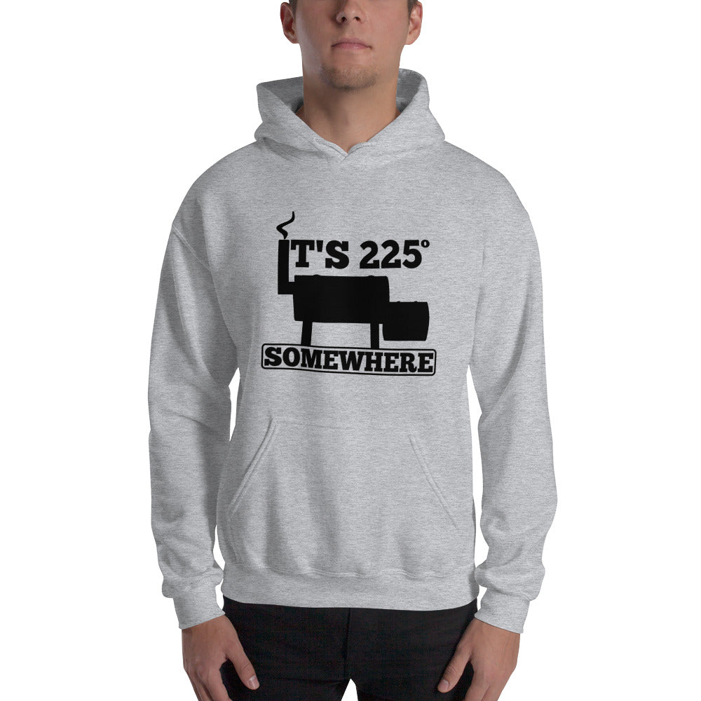 225 Somewhere Unisex Hoodie (Multi-Color, Black Print) - Unkie's Seasoning LLC