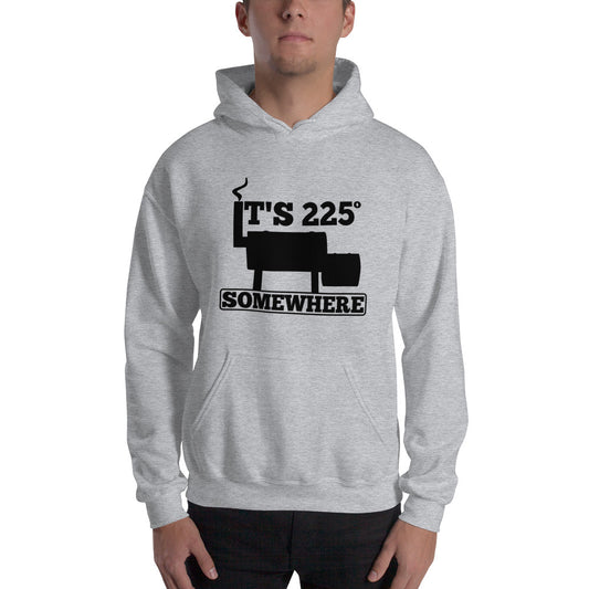 225 Somewhere Unisex Hoodie (Multi-Color, Black Print) - Unkie's Seasoning LLC