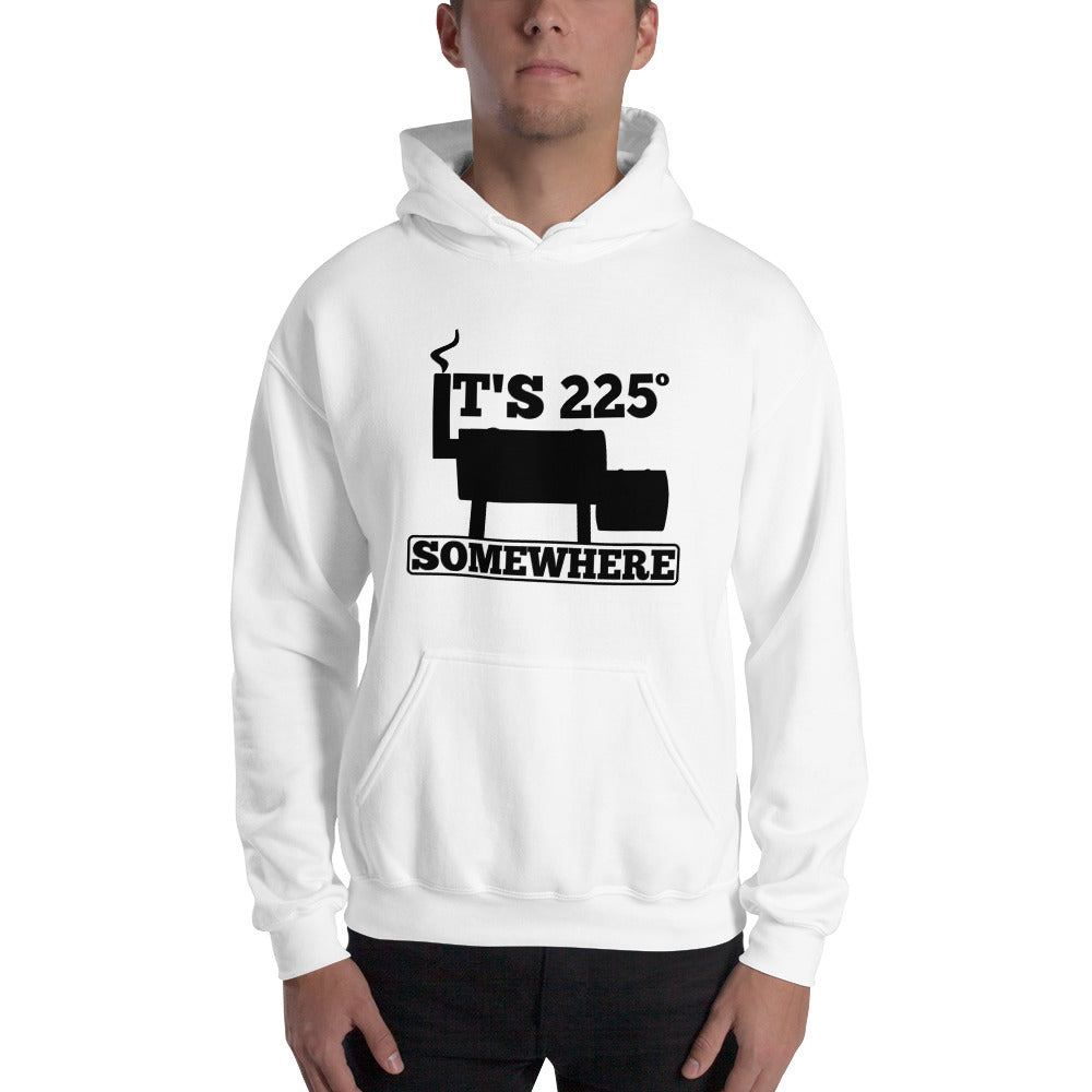 225 Somewhere Unisex Hoodie (Multi-Color, Black Print) - Unkie's Seasoning LLC