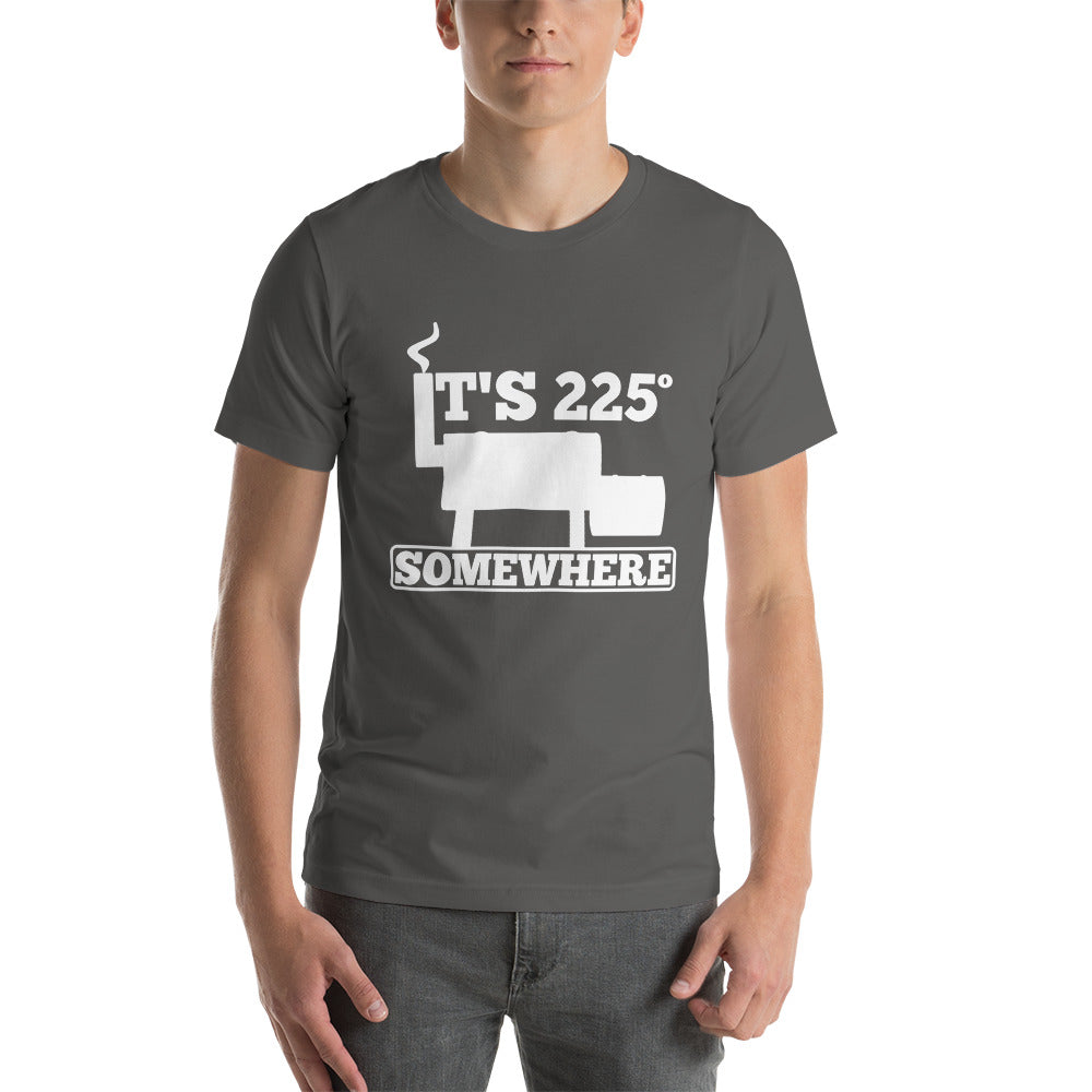 225 Somewhere Unisex T-shirt (Multi-Color, White Print) - Unkie's Seasoning LLC