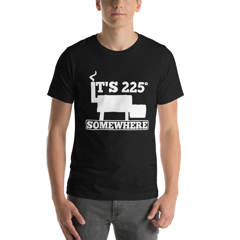 225 Somewhere Unisex T-shirt (Multi-Color, White Print) - Unkie's Seasoning LLC