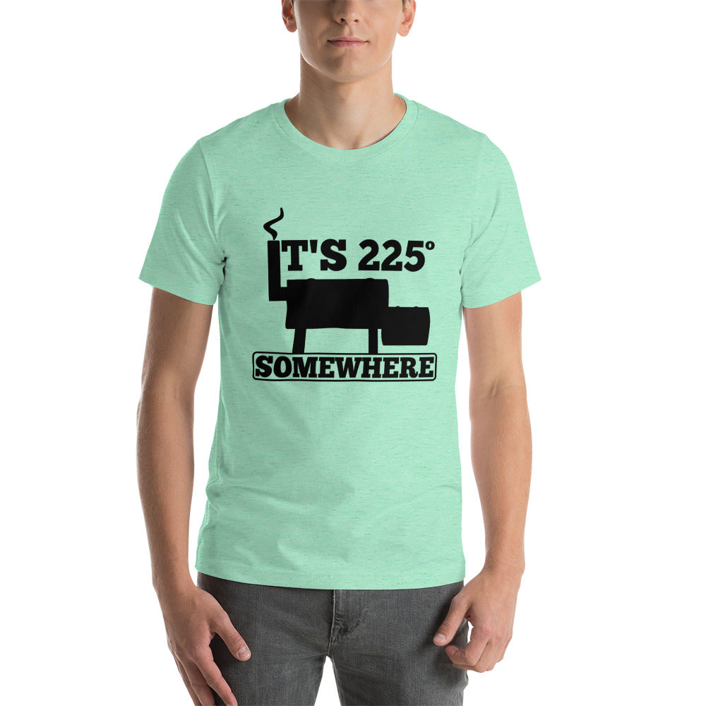 225 Somewhere Unisex T-shirt (Multi-Color, Black Print) - Unkie's Seasoning LLC