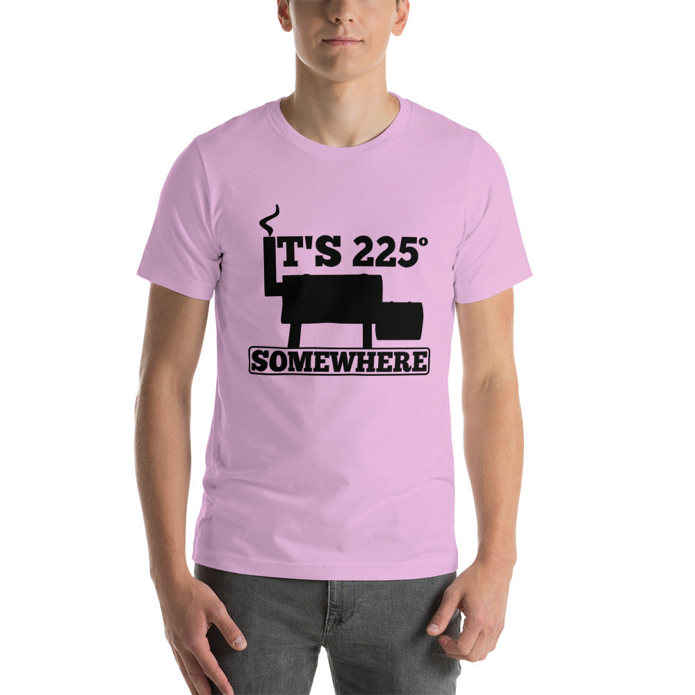 225 Somewhere Unisex T-shirt (Multi-Color, Black Print) - Unkie's Seasoning LLC