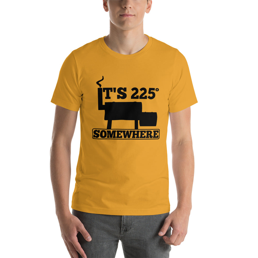 225 Somewhere Unisex T-shirt (Multi-Color, Black Print) - Unkie's Seasoning LLC