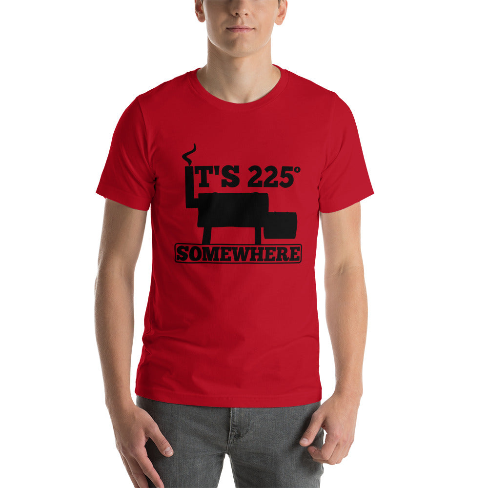 225 Somewhere Unisex T-shirt (Multi-Color, Black Print) - Unkie's Seasoning LLC
