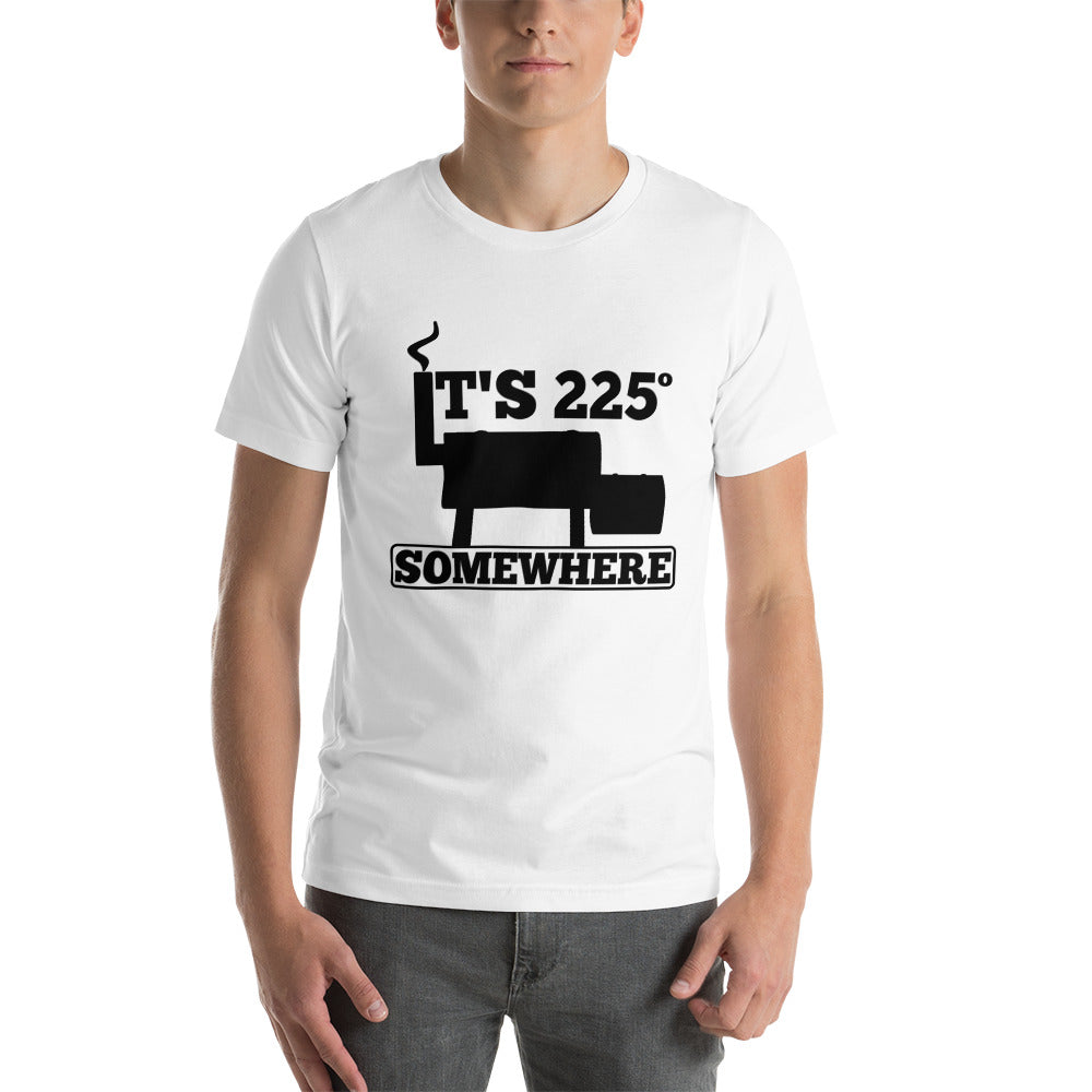 225 Somewhere Unisex T-shirt (Multi-Color, Black Print) - Unkie's Seasoning LLC
