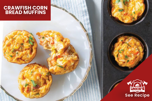 Crawfish Cornbread Muffins