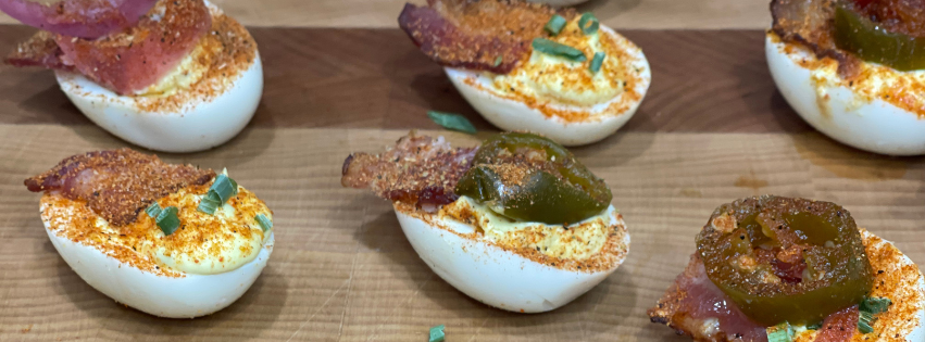 Smoked Deviled Eggs