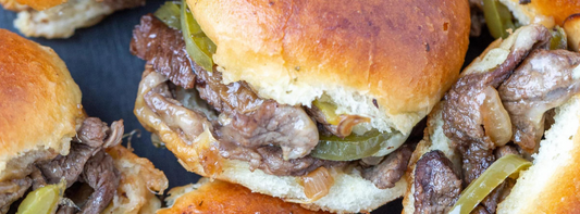 Philly Cheesesteak Sliders