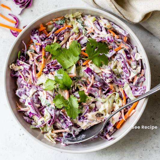 Creamy Cilantro Lime Slaw