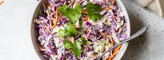 Creamy Cilantro Lime Slaw