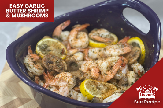 Easy Garlic Butter Mushrooms and Shrimp