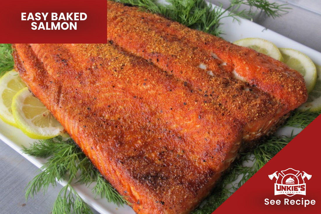 Unkie's Easy Baked Salmon