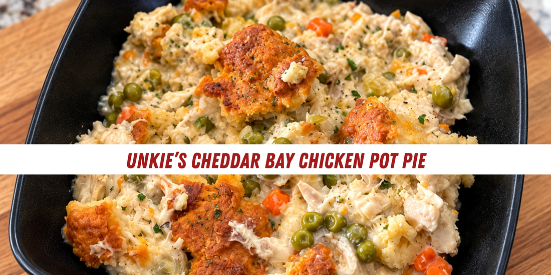 Unkie’s Cheddar Bay Chicken Pot Pie