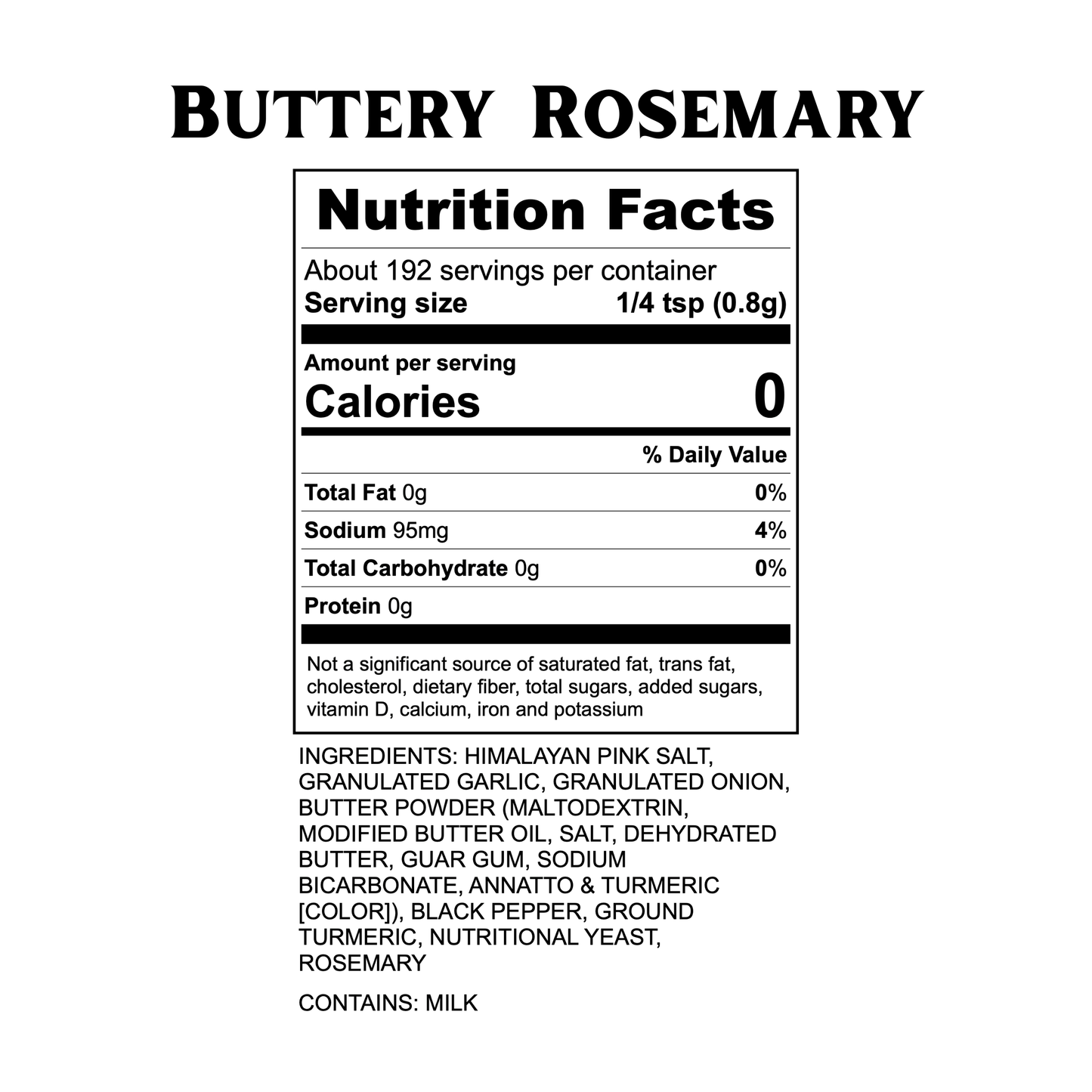 Buttery Rosemary