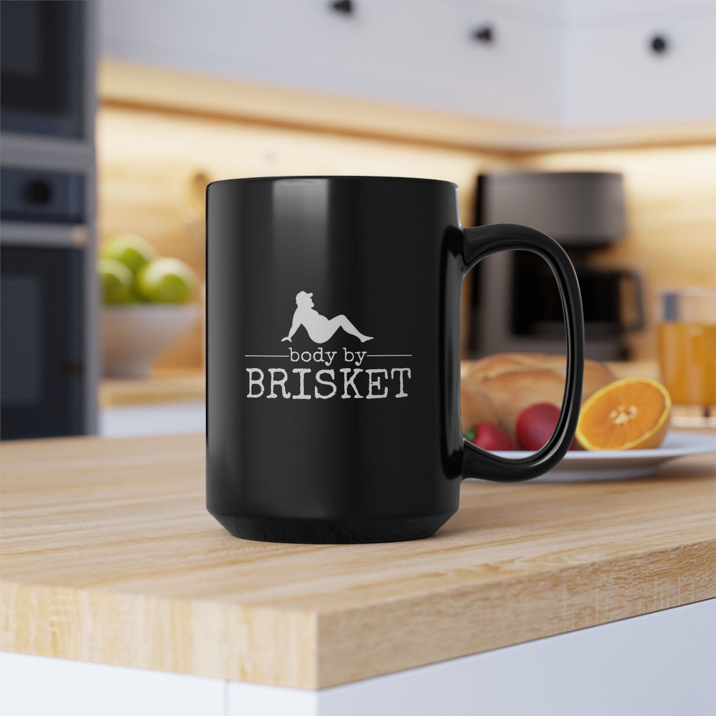 Body By Brisket Mug, 15oz