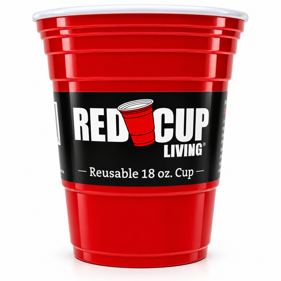 18oz Reusable Red Party Cup