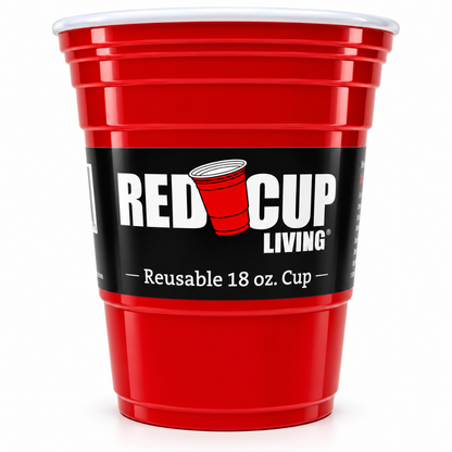 18oz Reusable Red Party Cup