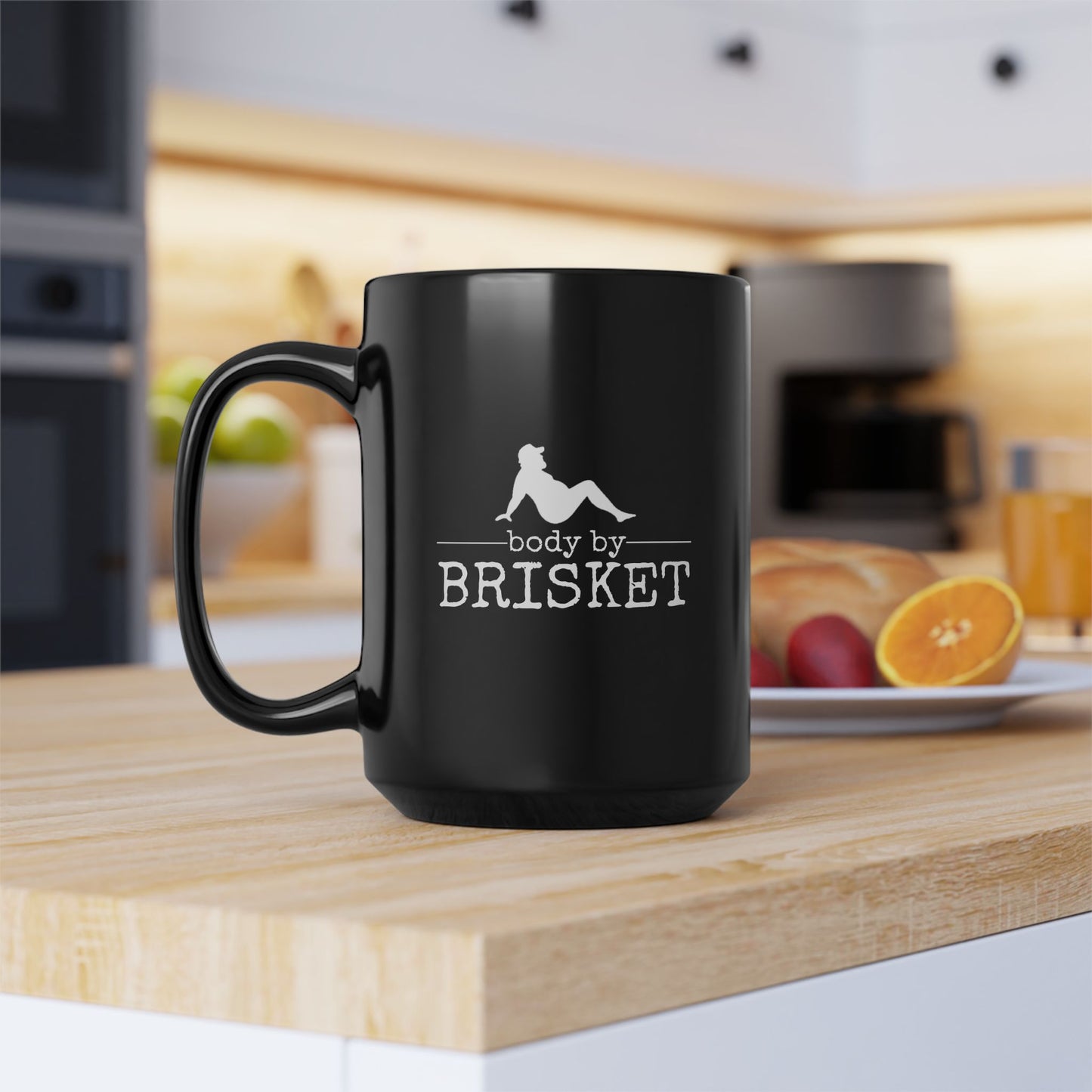 Body By Brisket Mug, 15oz