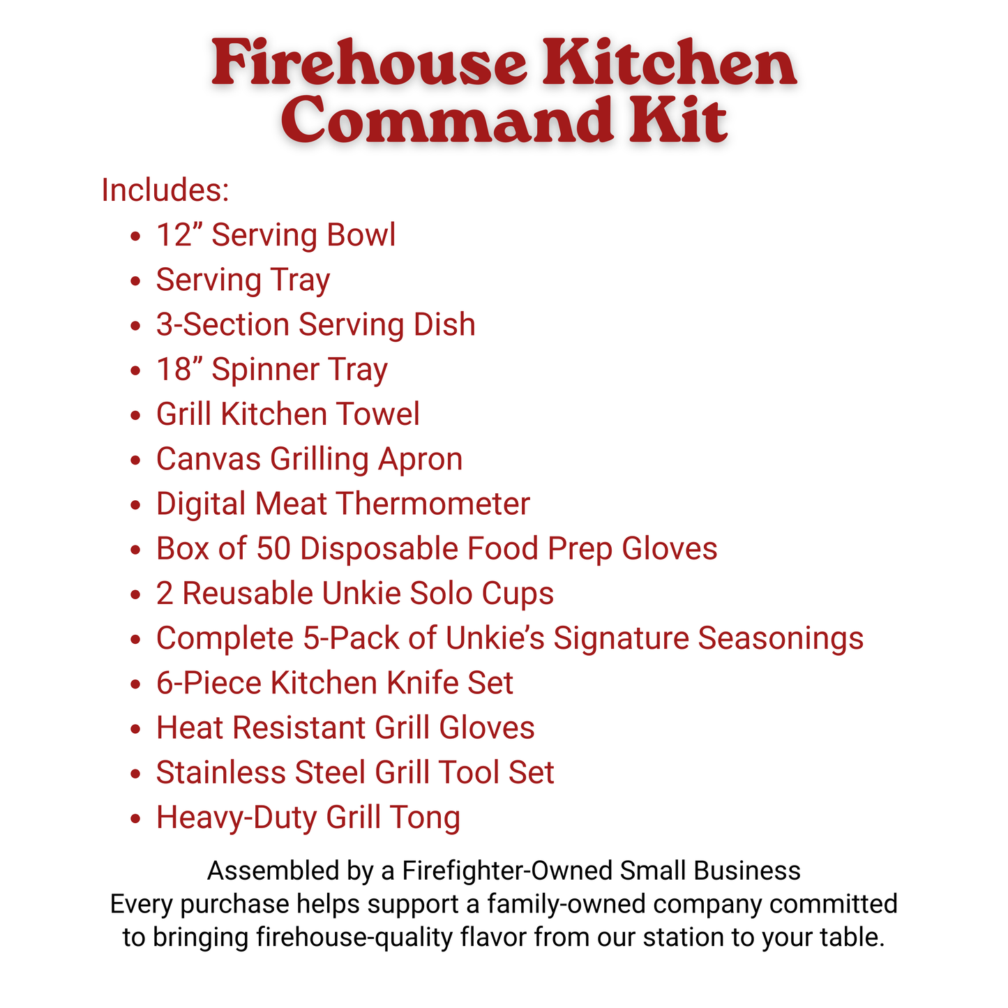 Firehouse Kitchen Command Kit