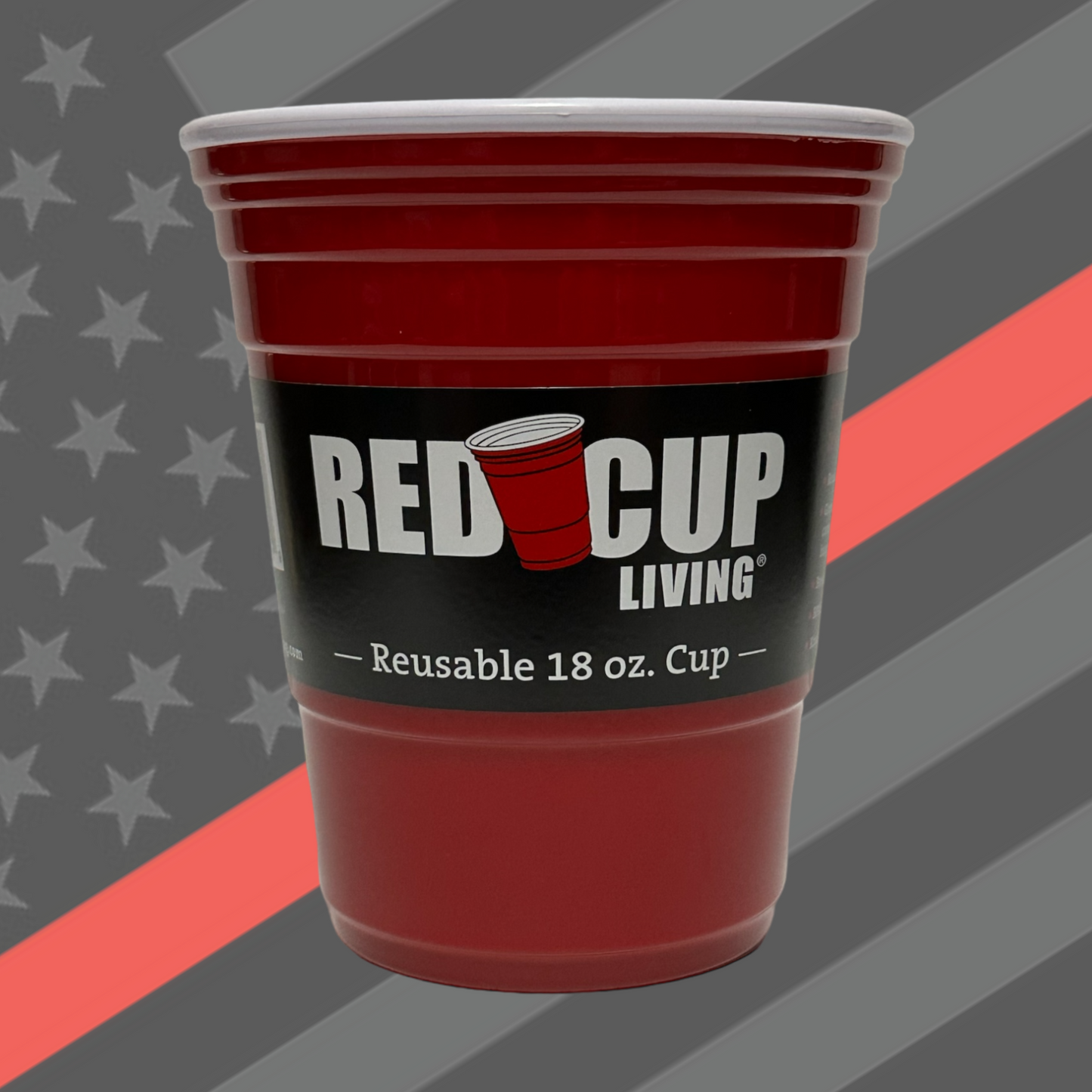 18oz Reusable Red Party Cup