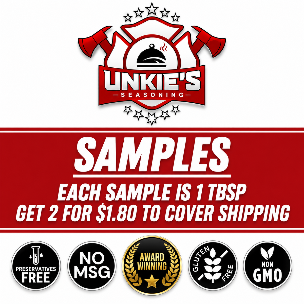 Unkie’s Seasoning Samples