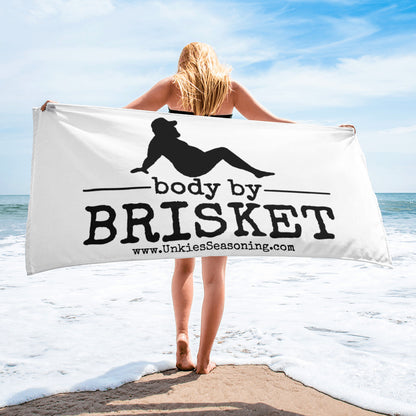 Body by Brisket Beach Towel